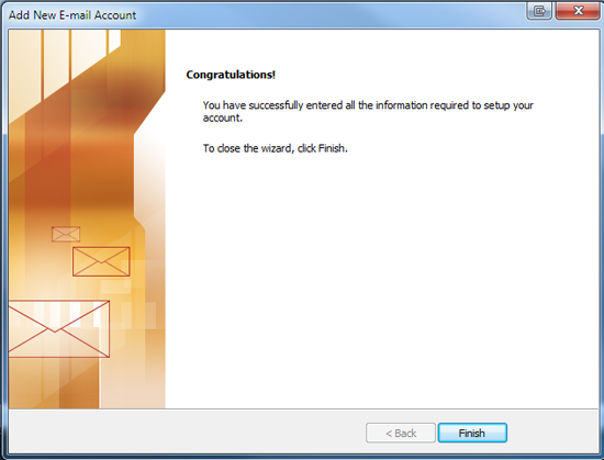 If this is a fresh installation of outlook, you will be greeted with the following screen:-7
