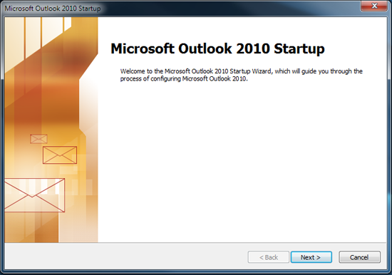 Set up AhelioTech hosted e-mail in Outlook 2010-1