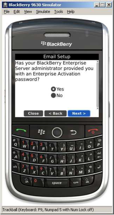 How to setup Blackberry Enterprise Server Exchange Account-7