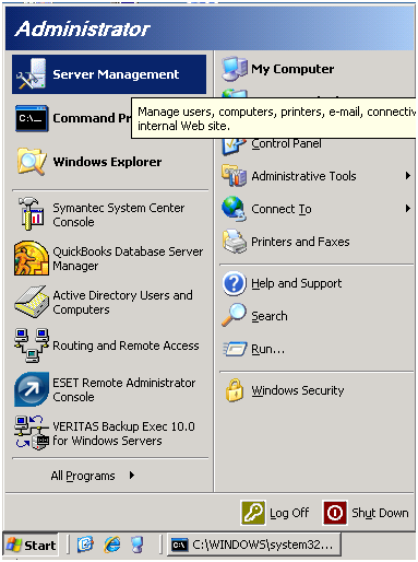 Check Microsoft Windows 2003 Small Business Server for Successful or Failed Backup-1