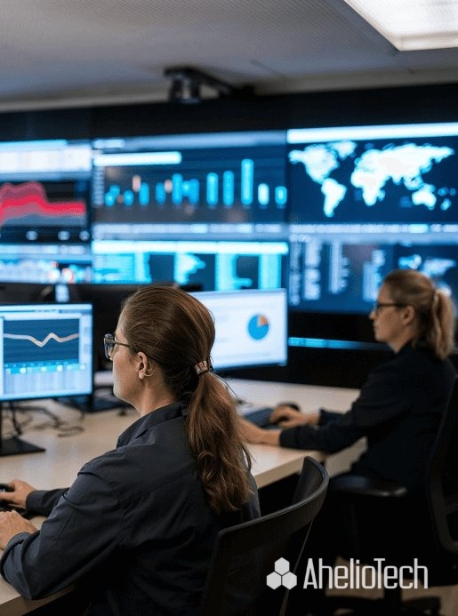 Innovative team collaborating on strategies for effective Marketing IT Services in a secure digital environment.